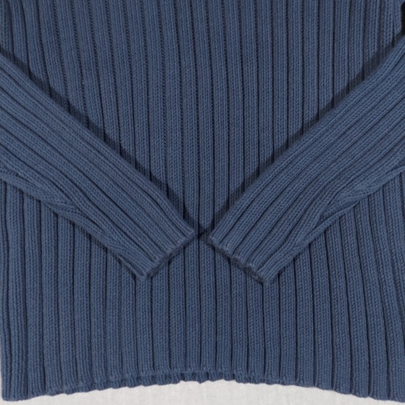 Old Navy Y2K Sweater Ribbed Varsity Striped Mens XXL Preppy Grandpacore Casual - Picture 3 of 14